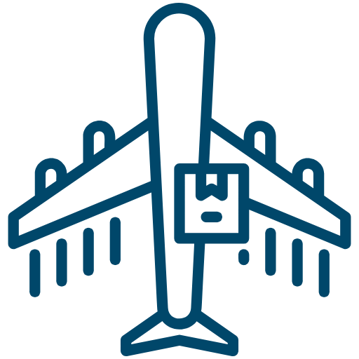 AirPlan blue icon, full truckload shipping, FTL logistics